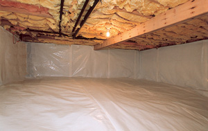 CleanSpace® vapor barrier after in Arlington