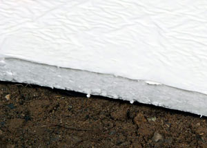 Insulation installed on a crawl space floor in Leesburg