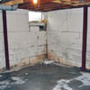 Rusted, corroded i-beams found with a failing foundation in a Gainesville home.