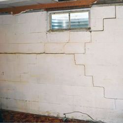 Bowing foundation walls in danger of failure in Warrenton