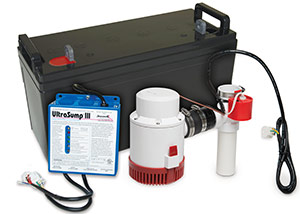 a battery backup sump pump system in Annandale