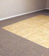 tiled and carpeted basement flooring installed in a Alexandria home