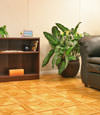 flooring with a parquet tile design installed in Stafford, Virginia